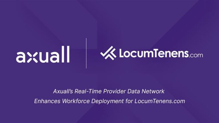 Axuall’s Real-Time Provider Data Network Enhances Workforce Deployment for LocumTenens.com