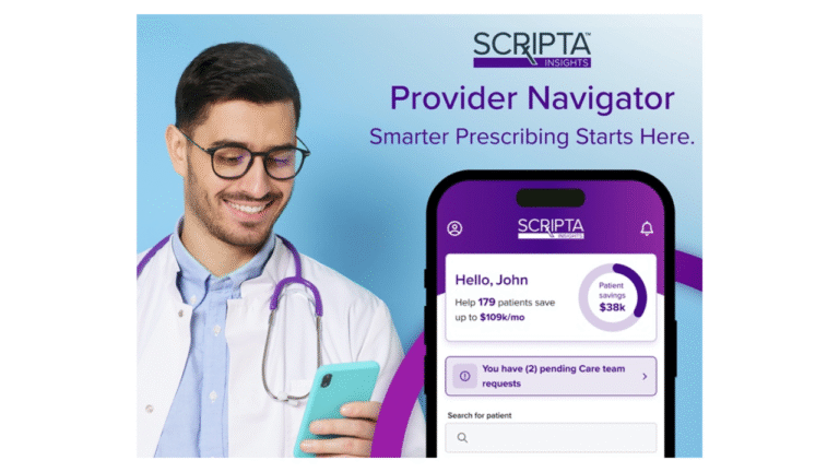 Scripta Insights Launches Provider Navigator to Bring Real-Time Prescription Cost Transparency to Clinicians